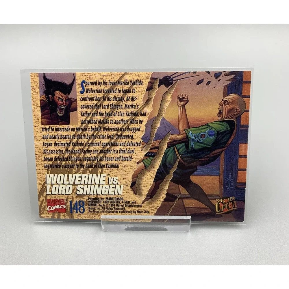 94 Fleer Ultra Marvel Wolverines‎ Greatest Battles Wolverine VS Shingen